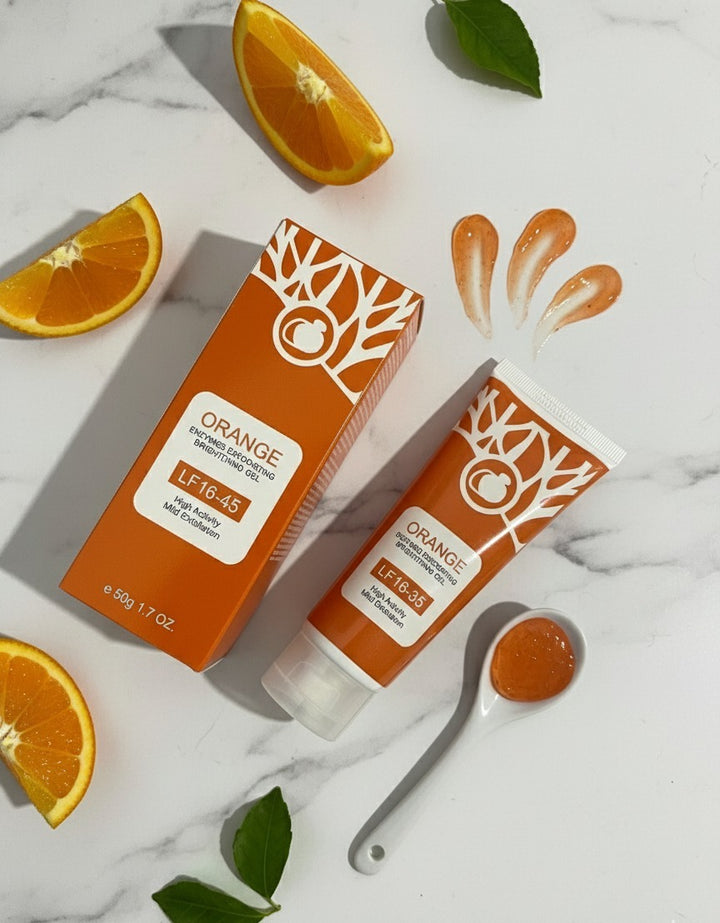 Orange exfoliating whitening gel