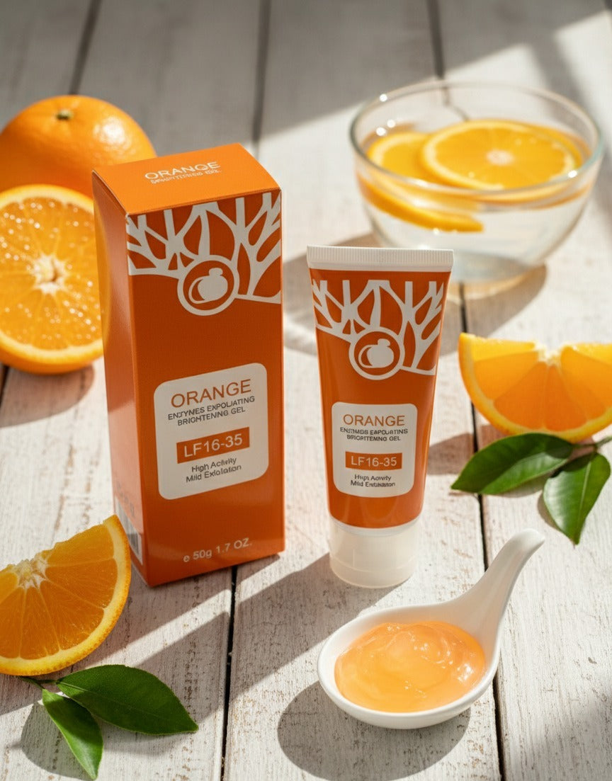 Orange exfoliating whitening gel