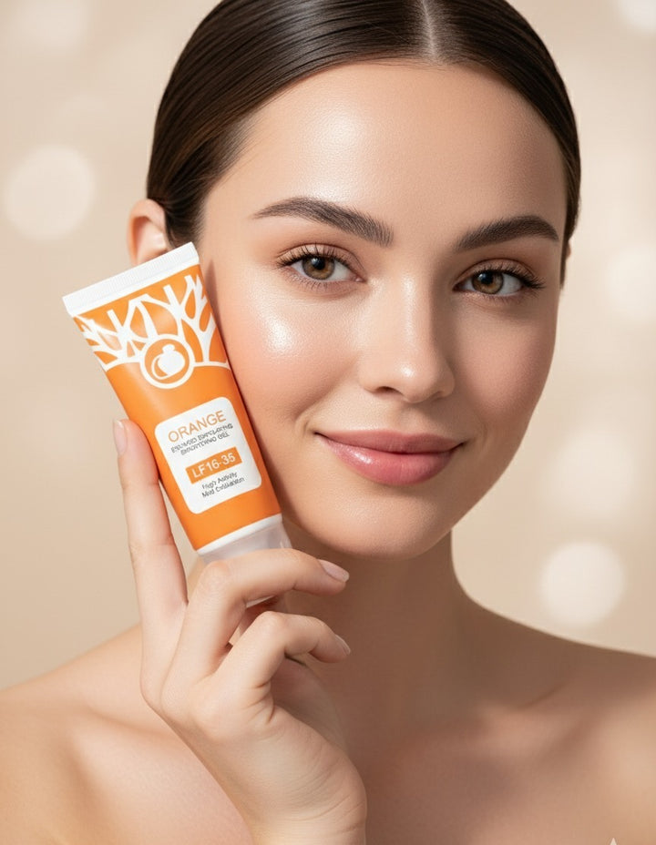 Orange exfoliating whitening gel