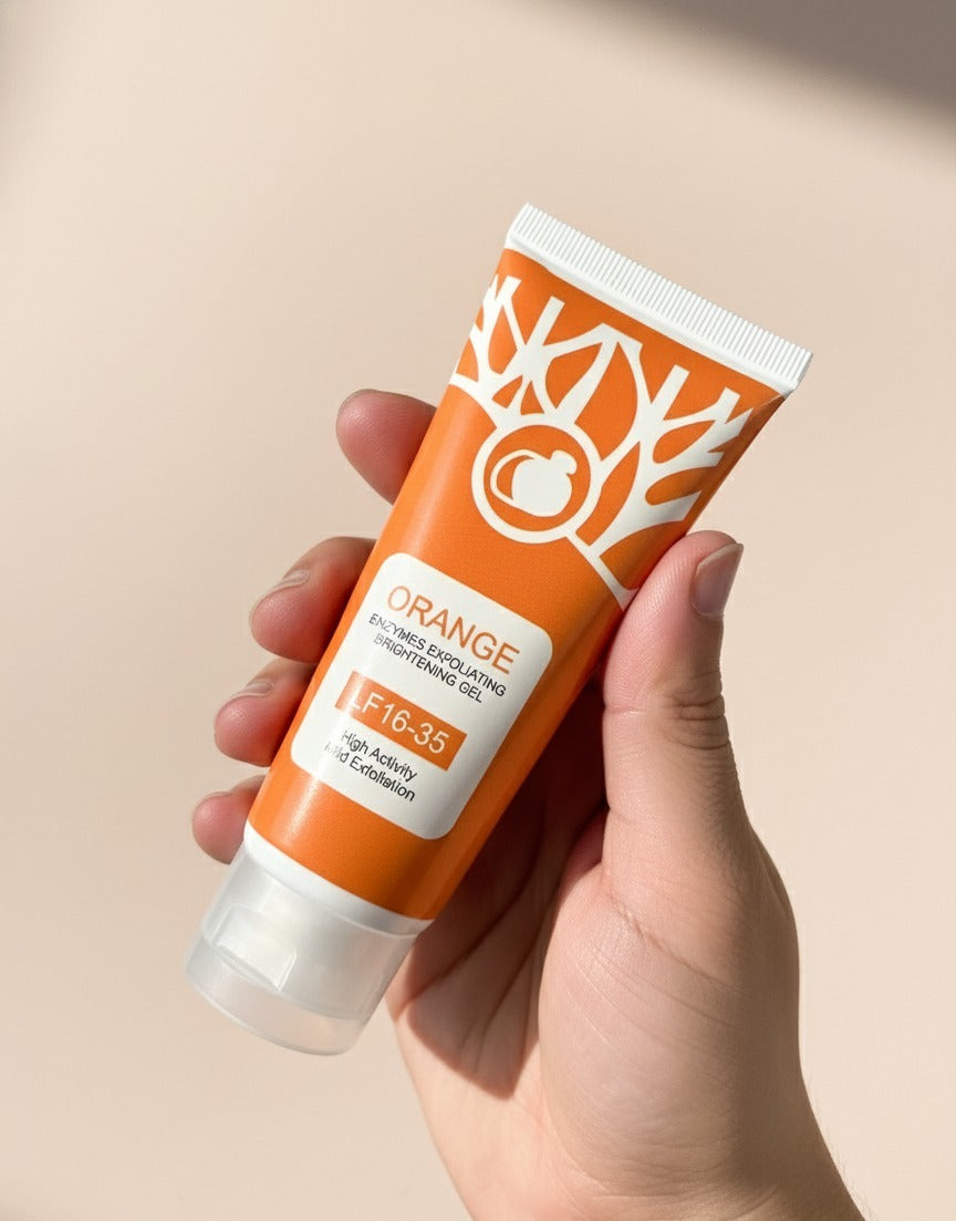 Orange exfoliating whitening gel