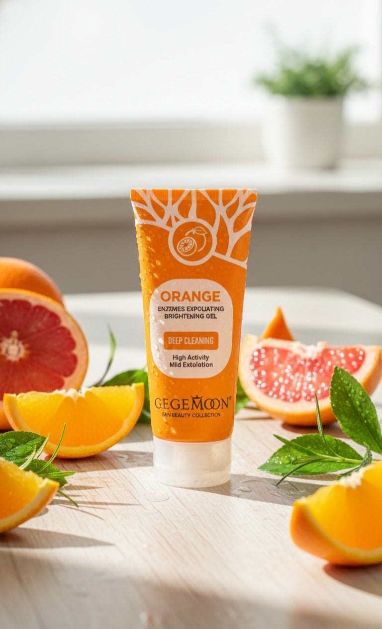 Orange exfoliating whitening gel