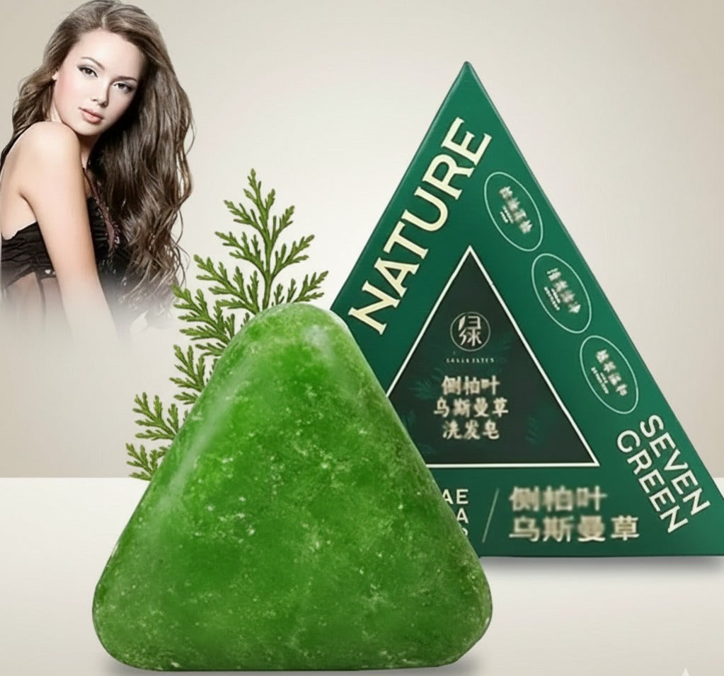 Seven Green Triangle Soap