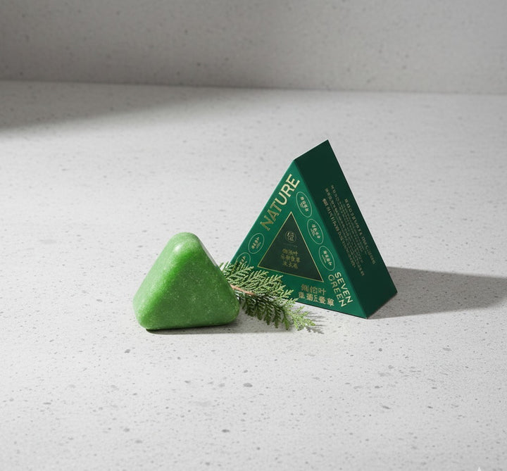 Seven Green Triangle Soap