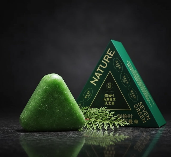 Seven Green Triangle Soap