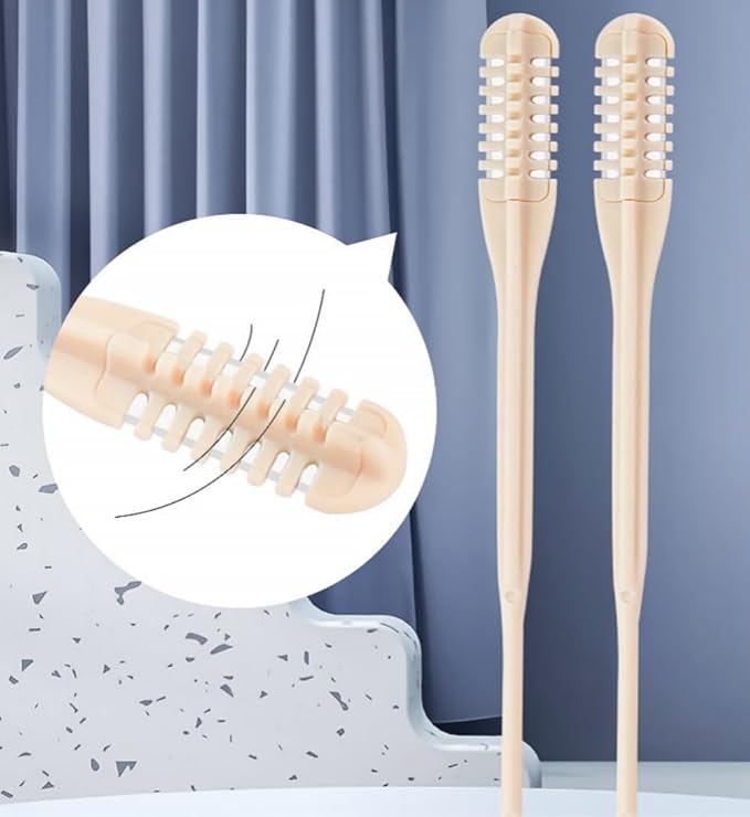 2-Pack Portable Manual Nose Hair Trimmer